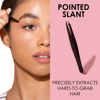 Pointed-Slant & Slant Tweezers Rose Gold