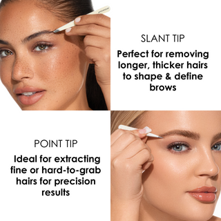Slant & Point Tweezers Natural Shimmer