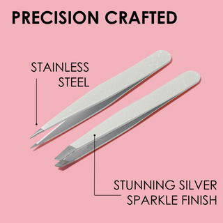 Slant & Point Tweezers Natural Shimmer