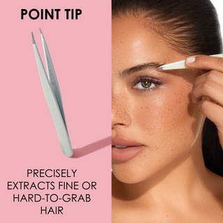 Slant & Point Tweezers Natural Shimmer
