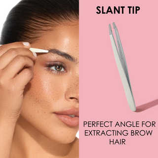Slant & Point Tweezers Natural Shimmer