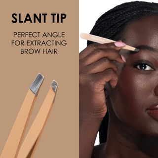 Mocha Slant Tweezer