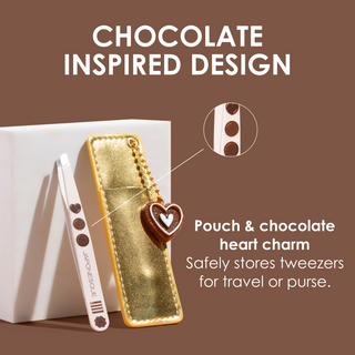 XO Cocoa Slant Tweezer