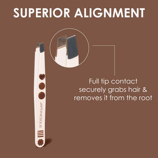 XO Cocoa Slant Tweezer