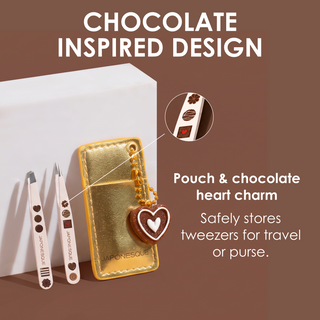 XO Cocoa Mini Tweezer Set
