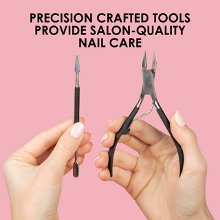 Toenail Nipper & Cuticle Pusher Soft Touch