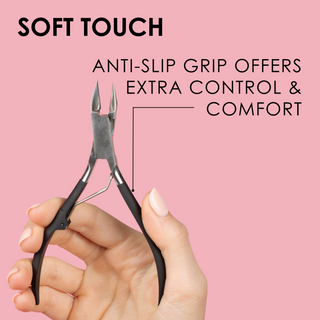 Toenail Nipper & Cuticle Pusher Soft Touch