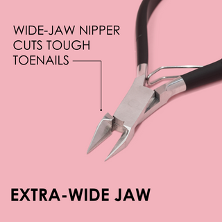 Toenail Nipper & Cuticle Pusher Soft Touch